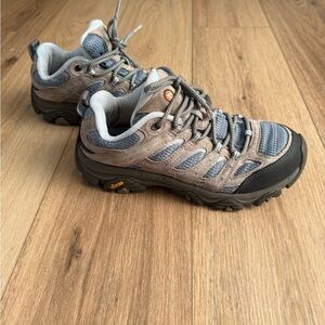 Merrell Brown and Gray Trail Shoes